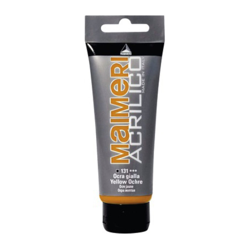 Culoare Acrilica, Yellow Ochre, 75 ml, Acrilico Maimeri