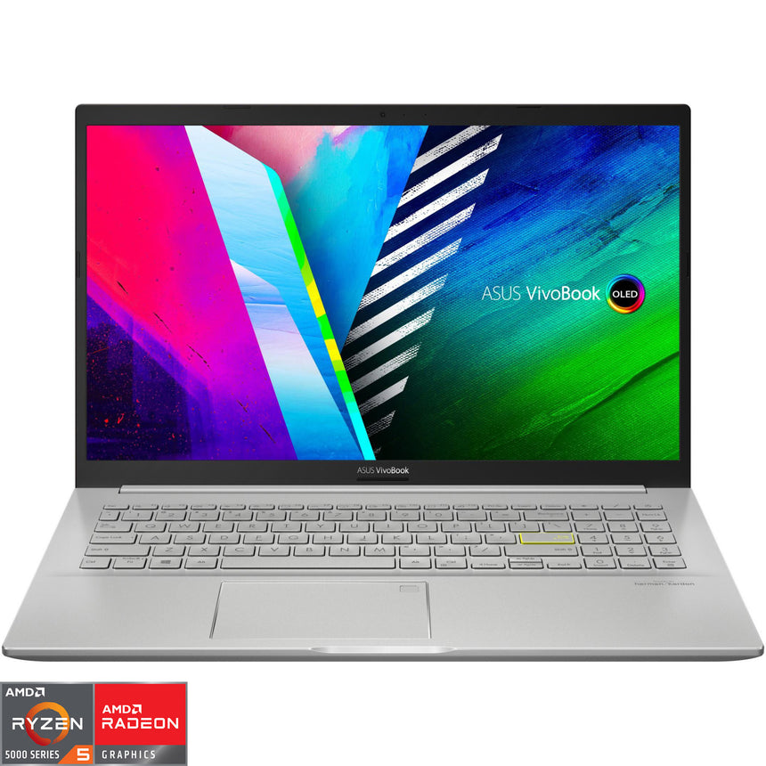 Laptop ASUS VivoBook 15 M513UA cu procesor AMD Ryzen™ 5 5500U, 15.6", Full HD, 8GB, 512GB SSD, AMD Radeon™ Graphics, No OS, Hearty Gold