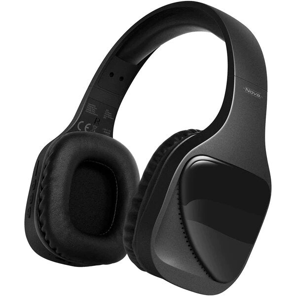 Casti PROMATE Nova, Bluetooth, On-ear, Microfon, Negru