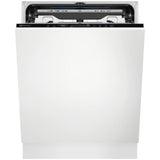 Masina de spalat vase incorporabila Electrolux EEM68510W, 14 seturi, 8 programe, Clasa B, MaxiFlex, AirDry, QuickSelect, Motor inverter, SatelliteClean, Afisaj digital, Indicator luminos pe podea, 60 cm