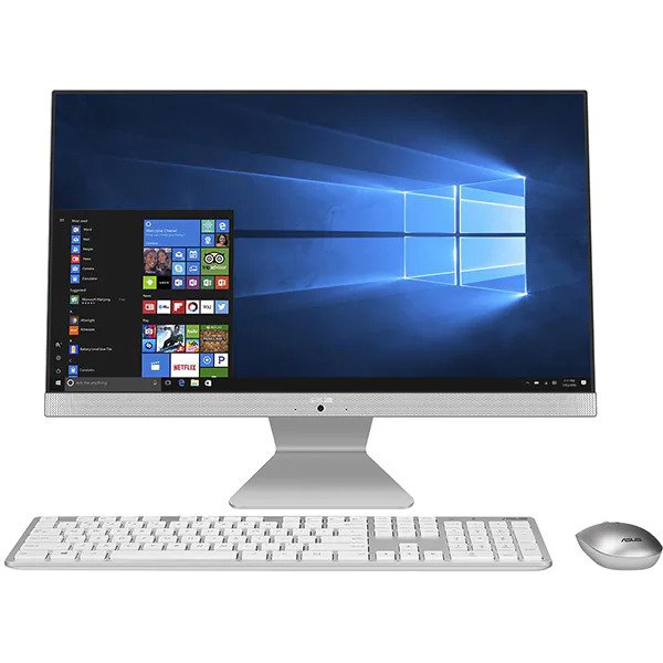 Sistem PC All in One ASUS Vivo V241EAK-WA069T, 23.8" Full HD, Intel Core i3-1115G4 pana la 4.1GHz, 8GB, 1TB si SSD 256GB, Intel UHD Graphics, Endless, Alb