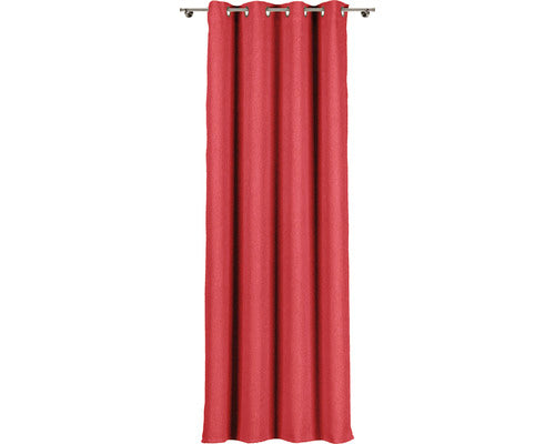 Draperie Cu Inele Castellano Uni Teracota 140x245 Cm