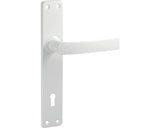 Manere Cu Sild Usa Interior Verofer Mures 90/220 Mm, Pentru Cheie Bb, Alb