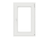 Fereastra Pvc Termopan 4 Camere 56x86 Cm Alba Dreapta Deschidere Simpla