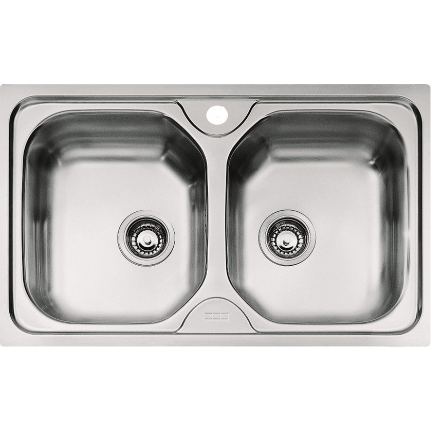 Chiuveta bucatarie Franke OLL 620, 2 cuve, 790x500mm, inox dekor