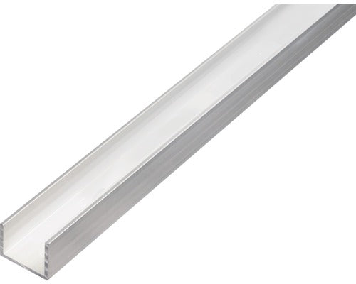 Profil Aluminiu Tip U Alberts 30x20x30x2 Mm, Lungime 2m, Argintiu