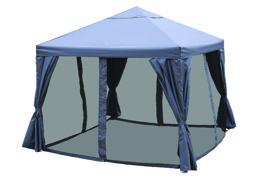 Pavilion gradina Bloma Preston, culoare antracit, 3 x 3 m