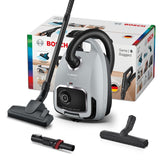 Aspirator cu sac Bosch Serie 6 BGB6X330, capacitate sac 4 L, sistem Remote Power Control, 600 W, fabricat in Germania, Grafit