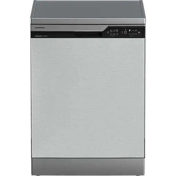 Masina de Spalat Vase GRUNDIG GNFP4540XDW, CornerWash, 15 seturi, 6 programe, 60cm, Clasa D, Inox