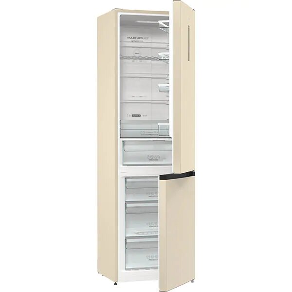 Combina frigorifica GORENJE NRK6202AC4 , No Frost Plus, 331 l, H 200 cm, Clasa A++, Crem