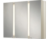 Dulap baie cu oglinda Jokey Sunalu, cu iluminare, aluminiu, 80x65 cm, IP 20