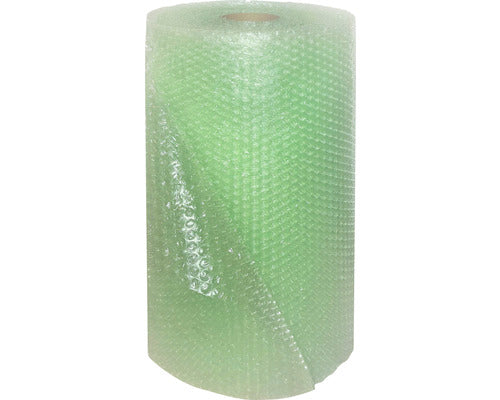 Folie Cu Bule Mici De Aer 100cm X 50m, 70g/m², Verde-transparent