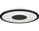 Plafoniera Marmorata, Ø45 Cm, Alb/negru