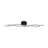 Plafoniera RONCADE 1, EGLO, LED, 36W, 4600 lm, lumina calda, otel, aluminiu, plastic, negru, alb, 116 x 18 x 11.5 cm, A+