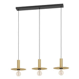 Lustra EGLO ESCANDELL 900732, E27,3X40W, Otel Auriu IP20