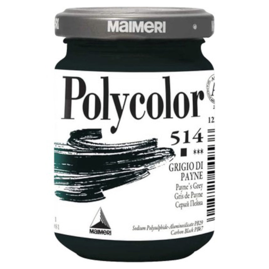 Vopsea vinilica Polycolor Maimeri - Paynes Gray - 140 ml