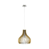 Pendul Tindori E27 max. 1x60W Ø380 mm, lemn artar