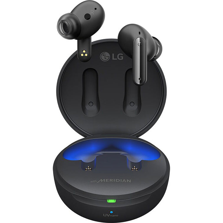 Casti Audio In-Ear LG TONE Free FP8, True Wireless, Active Noise Cancelling, Bluetooth, UV Nano, Negru