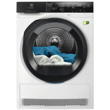 Uscator de rufe Electrolux EW7D495UCE, Pompa de caldura, 9 kg, 11 programe, Clasa C, Wi-Fi, Motor Inverter, Display LED, DelicateCare, Sensicare, Usa reversibila, Iluminare interioara tambur, Alb