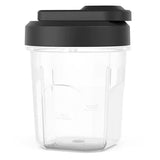 Blender compact ELECTROLUX Create 4 E4CB1-6ST, 350W, 2 Trepte Viteza + Pulse, recipient sticla 600 ml, recipiente din Tritan (2 x 600 ml / 1 x 300 ml), rasnita, Inox