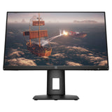 Monitor Gaming LED HP X24ih, 23.8'', IPS, Full HD, 144Hz, AMD Freesync™ Premium, Pivot, HDMI, Display Port, 1000:1, 1ms,