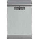 Masina de spalat vase Beko BDFN26441XC, 14 seturi, 6 programe, Clasa C, AutoDoor Opening, Motor ProSmart Inverter, 60 cm, Inox