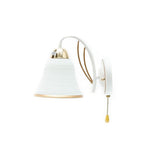 Aplica Kelly 1X60W,alb+auriu