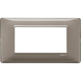 Rama decorativa Vimar Plana 14654.40, 4M Reflex, Cenusiu