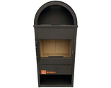 Semineu Pe Lemne Weekend Cu Bolta 9 Kw 3, 4 Kg/h 97x44, 5x37, 5 Cm