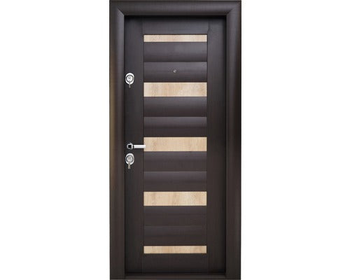 Usa de Intrare Metalica Pentru Interior Arhitect 419 Stejar Wenge 88x201 cm Dreapta