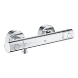Baterie de dus Grohe Grohtherm 800 Cosmopolitan 34765000, 1/2'', aparenta, termostat, protectie oparire, Crom