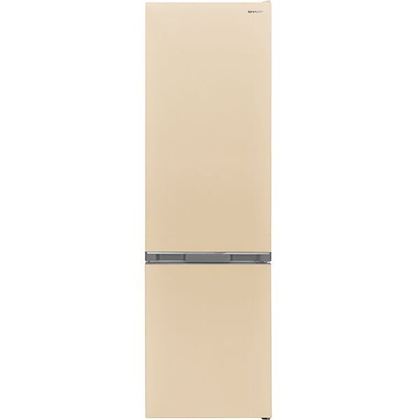 Combina frigorifica SHARP SJ-BA05DMXJE-EU, AdvancedNoFrost, 270 l, H 180 cm, Clasa A++, Bej