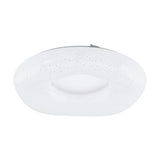 Plafoniera EGLO ZAMUDILO 99341, LED 18W 1900lm 3000-6500K IP20, Alb, Argintiu
