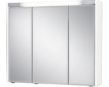 Dulap baie cu oglinda Jokey Sarto III, cu iluminare, lemn, 80x69 cm, alb, IP 20