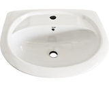 Lavoar Repose 50 cm, Ceramica Sanitara, Alb