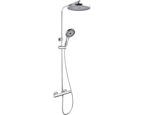 Sistem De Dus Cu Termostat Avital Duna, Dus Fix Ø26 Cm, Para Dus 3 Functii, Furtun Dus 1,5 M, Crom