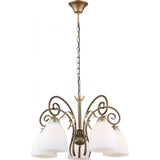 Lustra Nobile KL6403, 4xE27, alba+bronz, IP20, Klausen