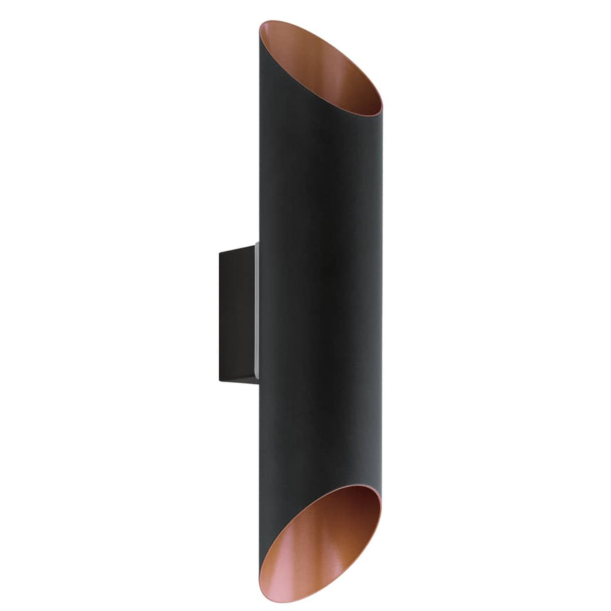 Lampa perete LED pentru exterior EGLO, negru, 2x3,7 W