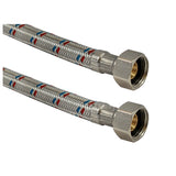 Racord flexibil, Novaservis, M3/8" x M3/8", Inox, 50cm