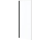 Perete dus tip walk-in basano Modena 80x195 cm sticla transparenta profil negru