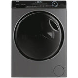 Masina de spalat rufe cu uscator Slim Haier HWD80-B14959S8U1S, 8 kg spalare, 5 kg uscare, 1400 rpm, Clasa A, Motor Direct Motion, Wi-Fi, iRefresh, ABT, Pillow Drum, Dual Spray, Antracit