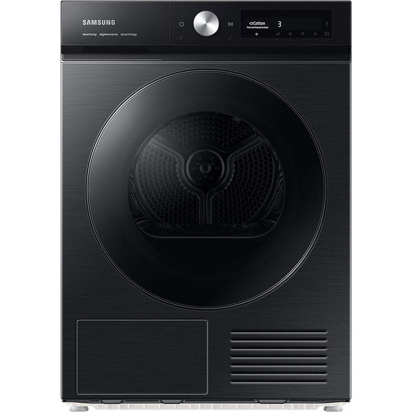 Uscator de Rufe SAMSUNG DV90BB7445GB, AI Control, Pompa de Caldura, 9 kg, 18 Programe, Clasa A+++, Negru