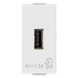 Priza USB 1M alb, 5V 1.5A, Vimar Neve, 09292