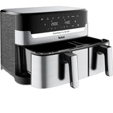 Friteuza, Tefal, Dual Easy Fry & Grill EY905D10, 8L, 2700W, 2 sertare, 8 programe automate