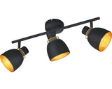 Aplica Punch E14 Max. 3x10w, Negru Mat