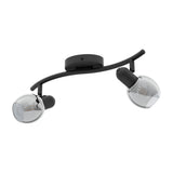 EGLO, 98625, POLLICA, spot lampa, E14, 2X28W, IP20, negru-transparent