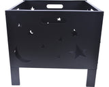 Bol Pentru Foc 50x50 Cm Metal Negru