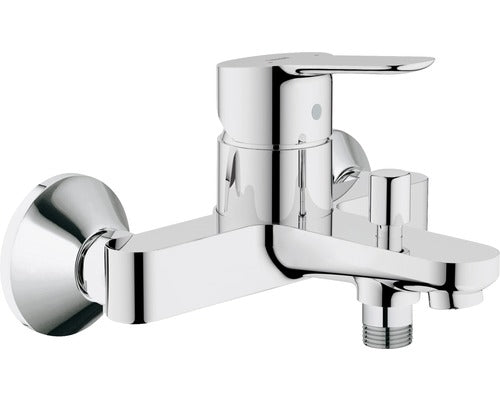 Baterie cada Grohe BauEdge 23334000, 1/2'', monocomanda, cartus ceramic, diverter, protectie reflux, crom