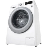 Masina de spalat rufe frontala LG F2WV3S7S4E, 7 kg, 1200 rpm, Clasa D, Slim, Steam, Smart Diagnosis, Alb