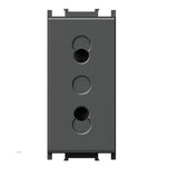 Modul Priza simpla 1m antracit negru
